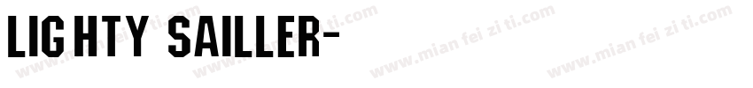 lighty sailler字体转换